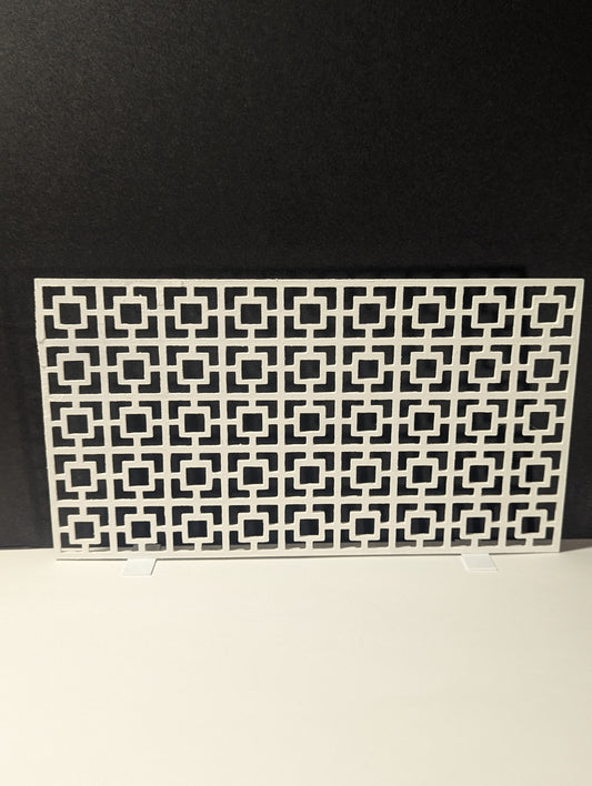 Breezeblock Wall - Miniature 1:12 Scale