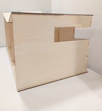 Mid-Century Modern Room Box Kit The Butterfly: DIY Miniature Dollhouse (Unfinished)