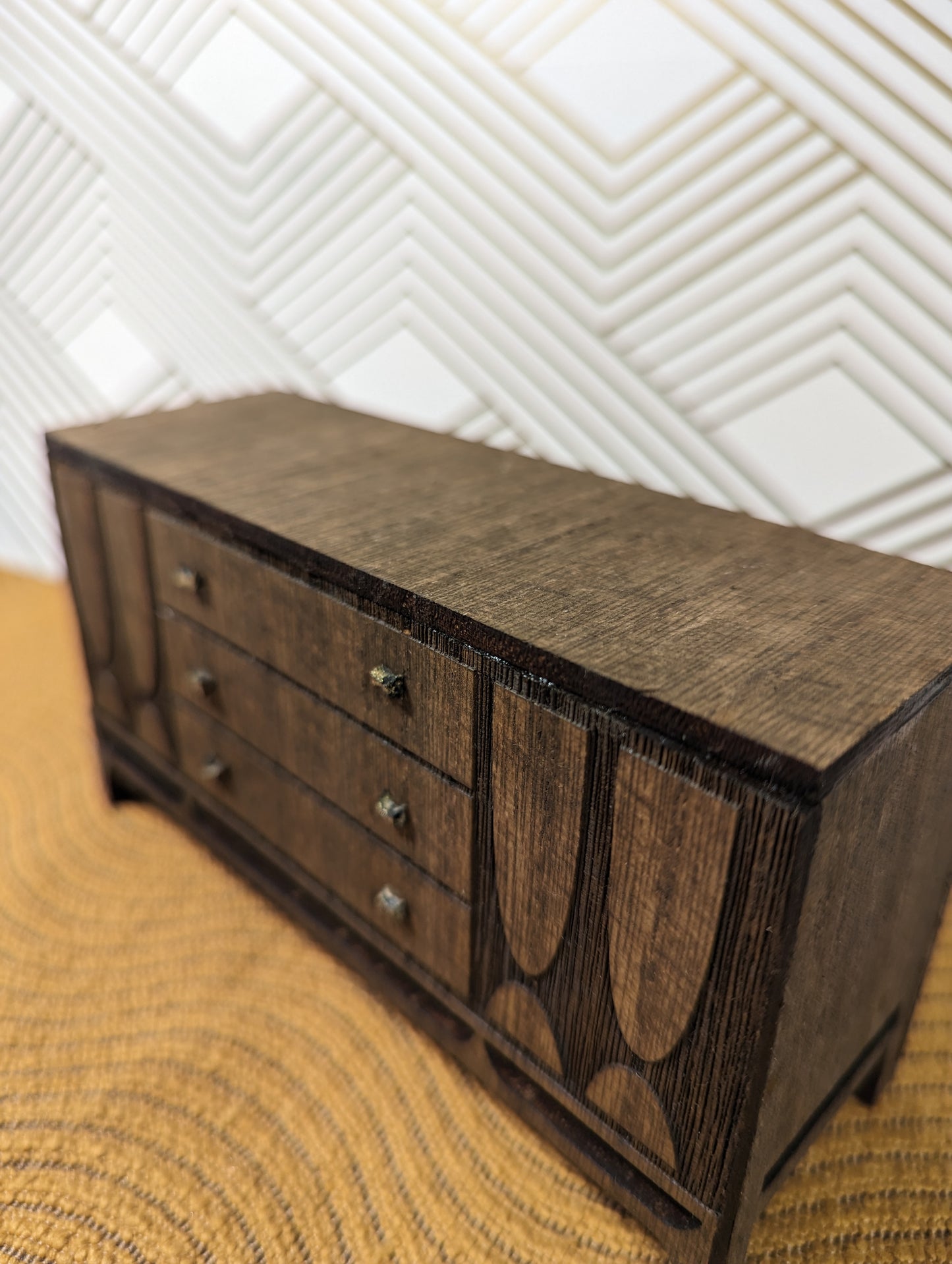 Kent Coffey Mid Century Sideboard Miniature 1:12 Scale