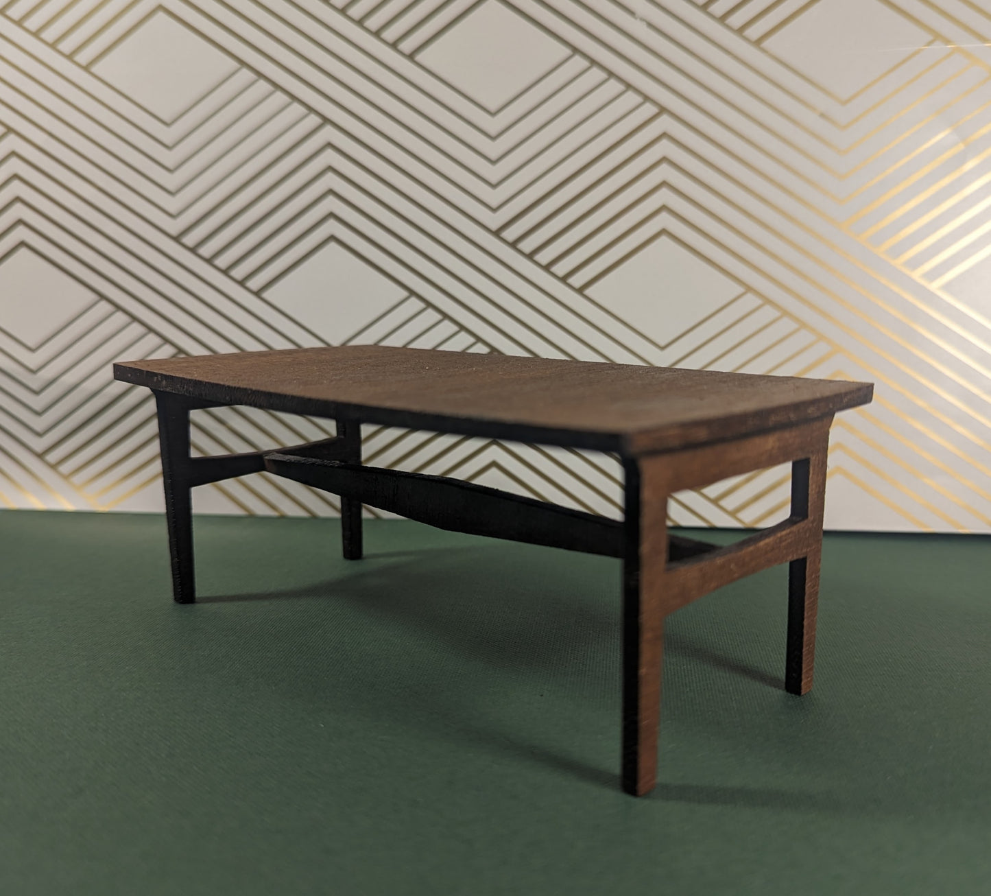 Albert Ducrot Inspired Mid Century Dinning Table - Miniature (1:12 scale)