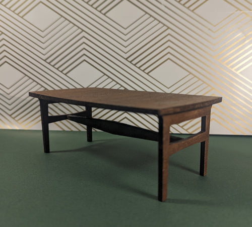 Mid Century Modern (MCM) Albert Ducrot Inspired Dinning Table - Miniature (1:12 scale)