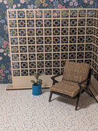 Mid Century Modern (MCM) Gunlocke Style Chair DIY Kit - Miniature 1:12 scale