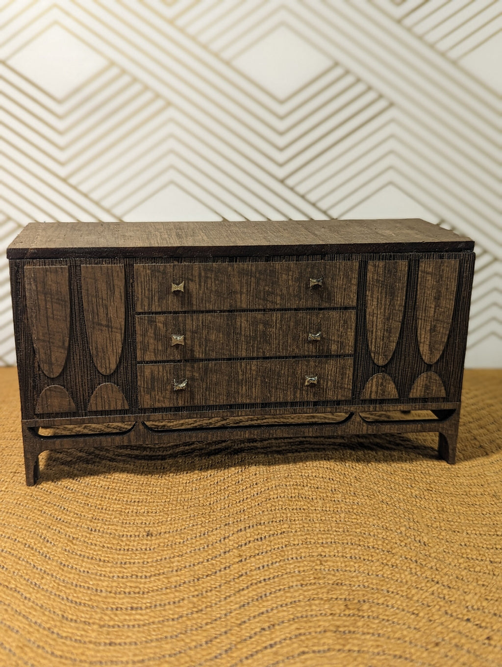 Mid Century Modern (MCM) Kent Coffey Sideboard Miniature Multiple Scales