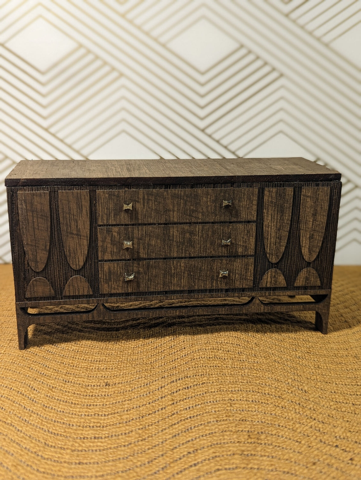 Mid Century Modern (MCM) Kent Coffey Sideboard Miniature Multiple Scales