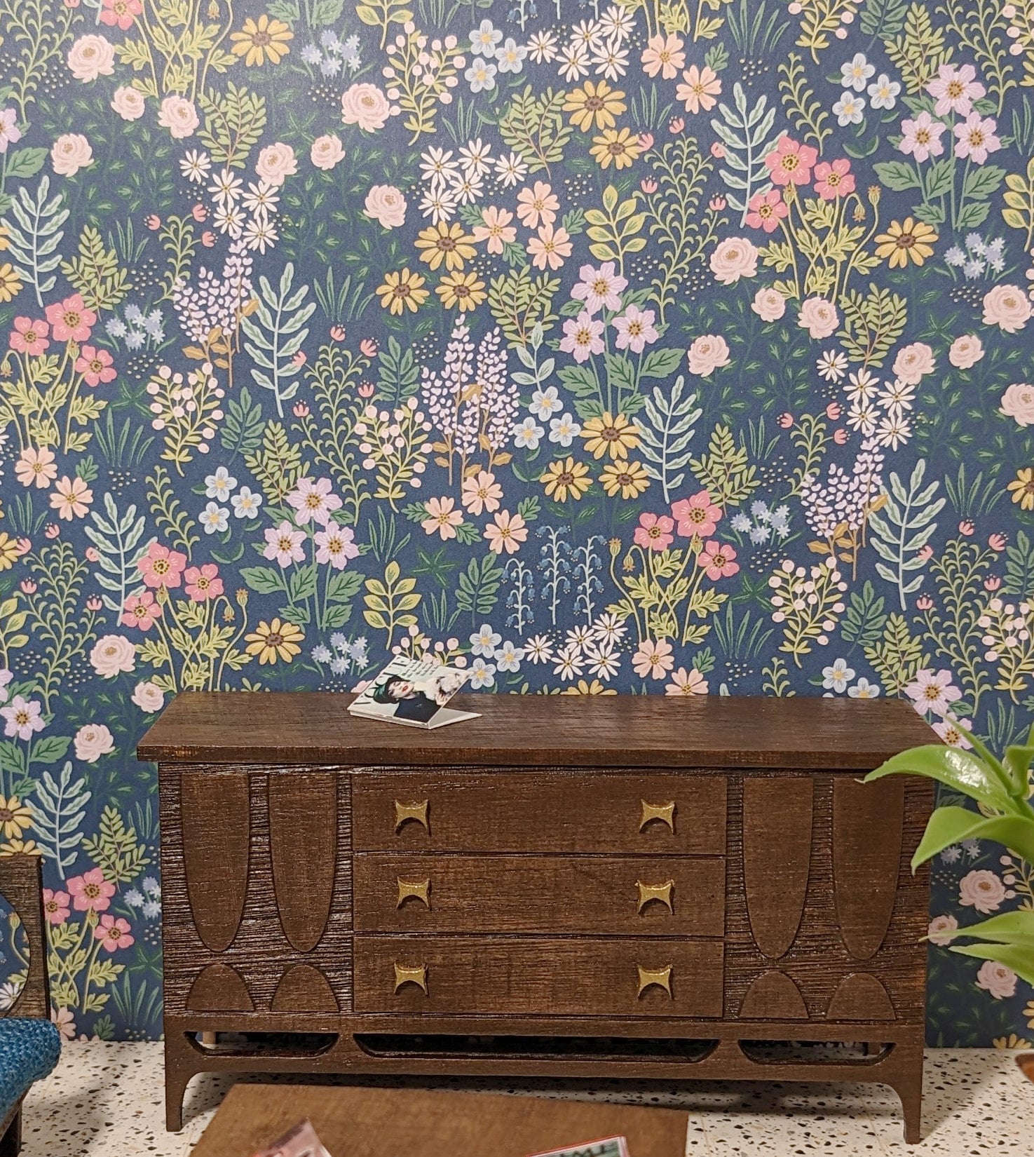 Mid Century Modern (MCM) Kent Coffey Sideboard Miniature 1:12 Scale