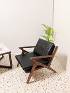 Gunlocke Style Love Seat Miniature 1:12 scale- MCM, Midcentury, dollhouse couch, room box couch, diorama couch, mini couch