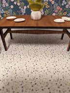 Miniature Mid-Century Dining Table - Albert Ducrot Inspired, Dollhouse (Multiple Scales)
