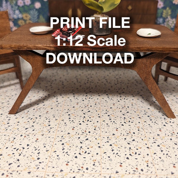 Digital Print File - Terrazzo Floor/Counter Top/Tile Wall (Miniature)