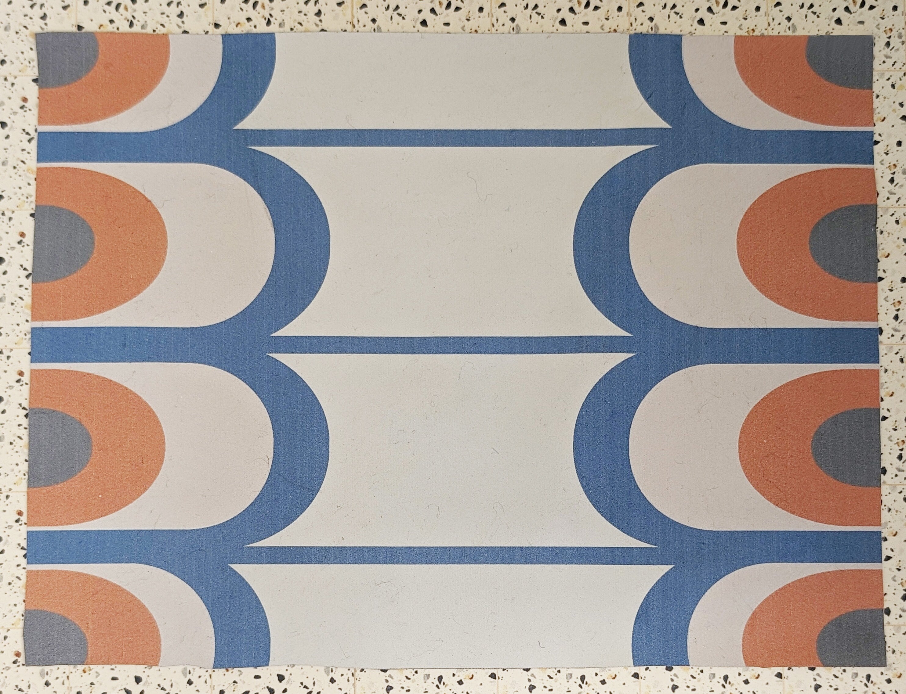 Mid Century Rug Accent Rug