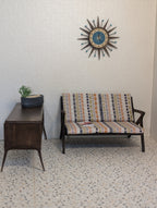 Gunlocke Style Love Seat Miniature 1:12 scale- MCM, Midcentury, dollhouse couch, room box couch, diorama couch, mini couch